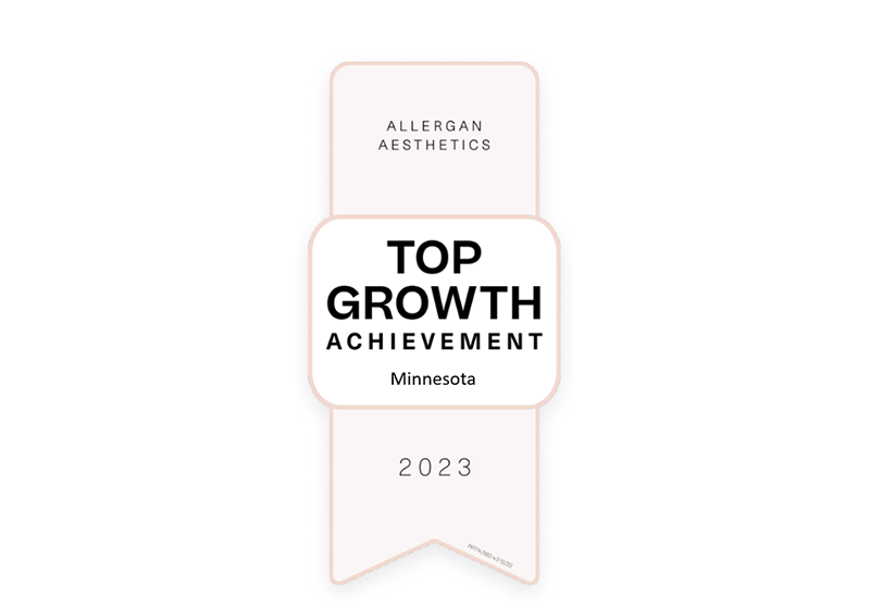 MK Aesthetics receives Top Growth Achievement award in Minnesota for exceptional Med Spa services in 2023.