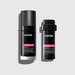 Pavise Bioadaptive Stress Repair refill capsule next to the original bottle
