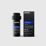 Pavise Dynamic Age Defense SPF 30 refill capsule beside its carton, 30 ml