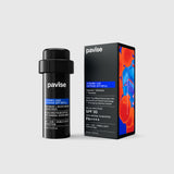 Pavise Dynamic Age Defense SPF 30 refill capsule with orange and blue carton
