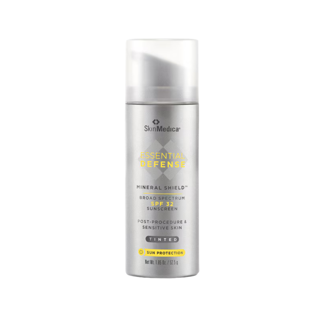 Essential Defense Mineral Shield™ Broad Spectrum SPF 32 Sunscreen Tinted by SkinMedica for sensitive skin protection.