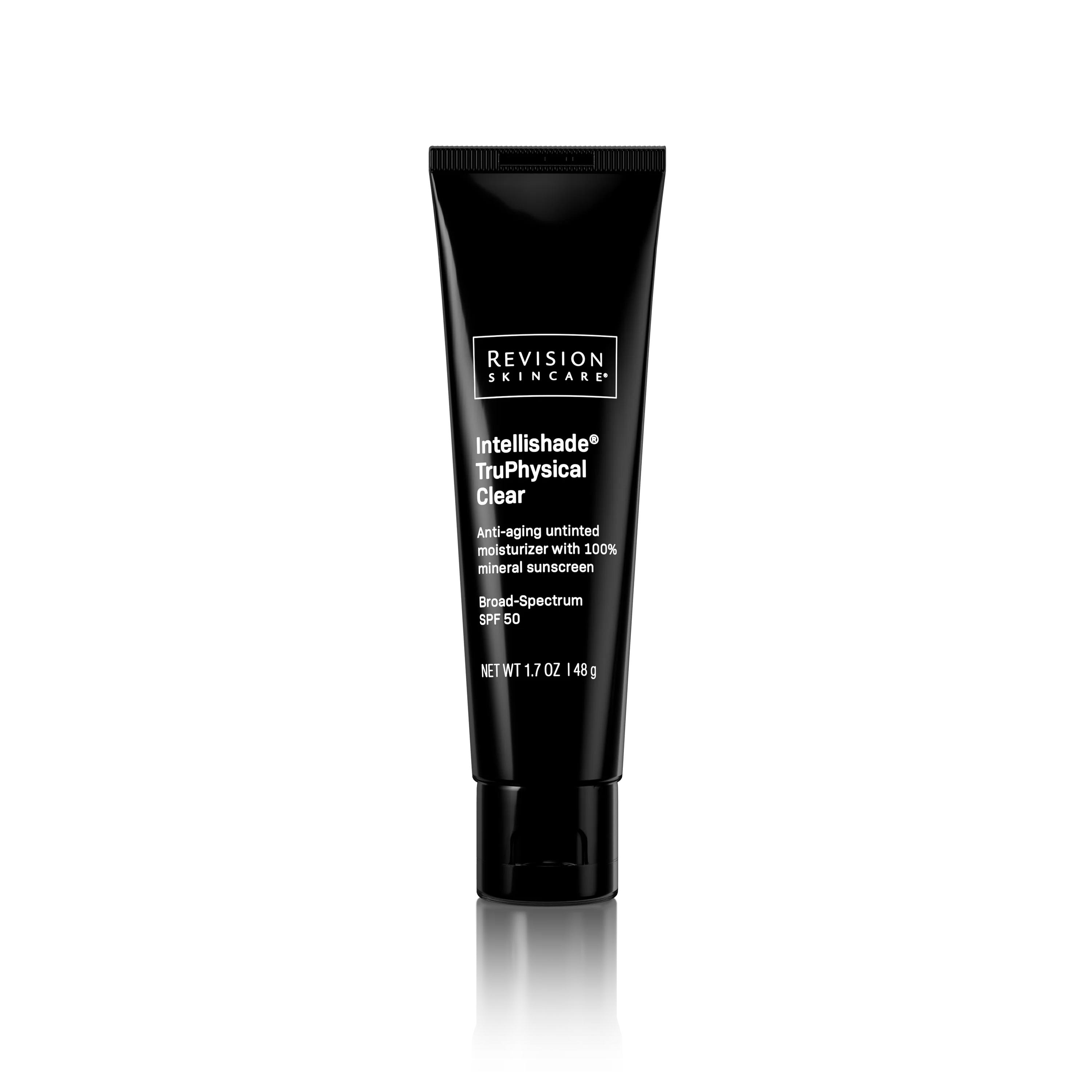 Intellishade® TruPhysical Clear 1.7 oz. anti-aging moisturizer with SPF 50 from MK Aesthetics.