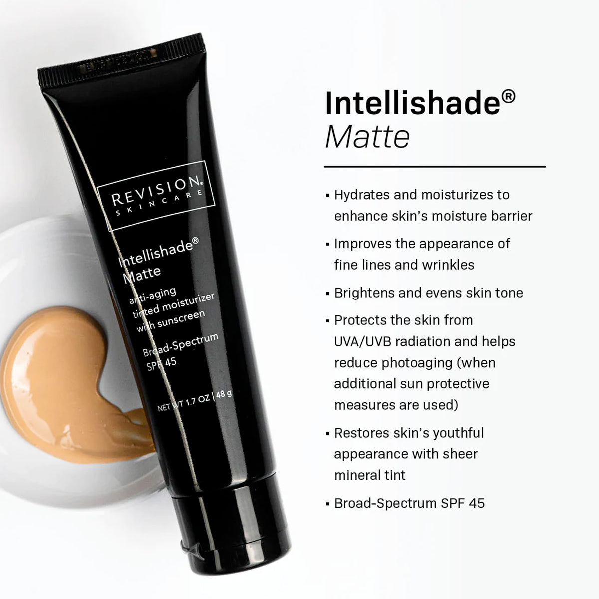 Intellishade® Matte 1.7 oz - anti-aging tinted moisturizer with SPF 45 by MK Aesthetics, Aesthetics Spa, Botox Minnetonka