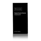 Papaya Enzyme Cleanser 6.7 fl oz by Revision Skincare in a sleek black packaging for vibrant skin.
