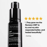 CMT Post-Procedure Cream™ by MK Aesthetics, a neurocosmetic to reduce discomfort after aesthetic procedures.