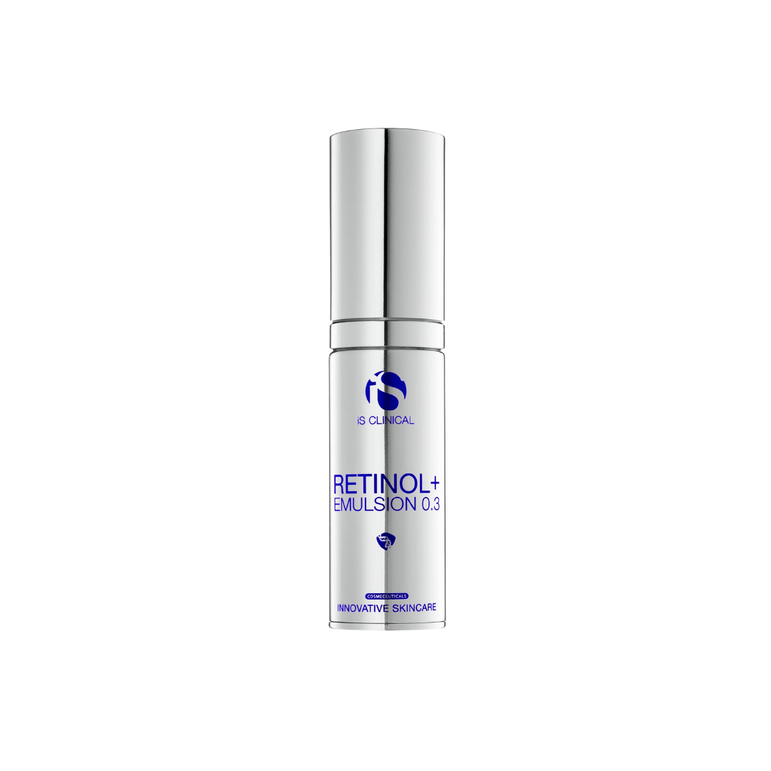 Retinol+ Emulsion 0.3 by MK Aesthetics, a skincare product for age-defying and brightening benefits.