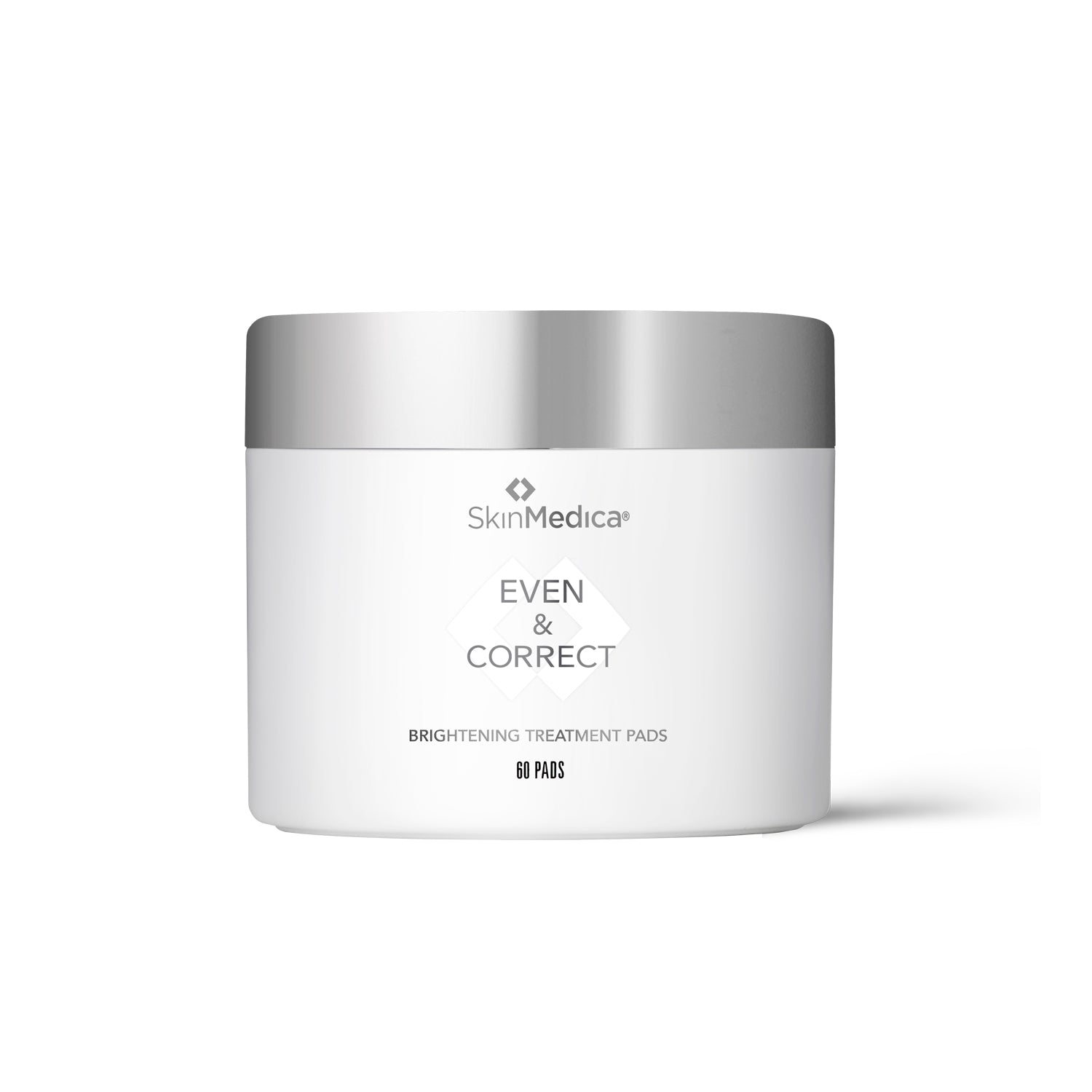 Even & Correct Brightening Treatment Pads in a container, perfect for skincare routines and brightening skin.