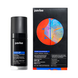 Pavise Dynamic Age Defense SPF 30 sunscreen bottle beside its retail carton