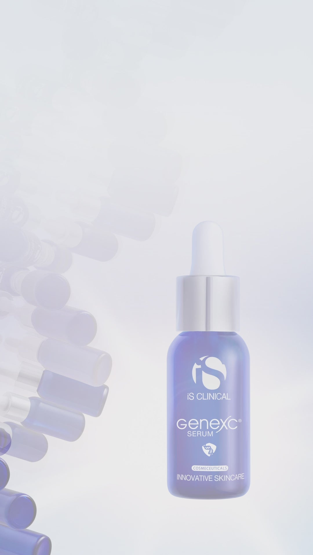 GeneXC Serum by MK Aesthetics in sleek bottle for age-defying skincare at Aesthetics Spa.