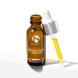 Pro-Heal Serum Advance+ bottle with dropper from IS Clinical, showcasing innovative skincare for vibrant skin.