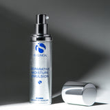 Reparative Moisture Emulsion bottle by iS Clinical, showcasing advanced skincare technology and hydration.