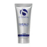 SHEALD Recovery Balm in a silver tube by iS Clinical, ideal for nourishing and protecting distressed skin.