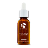 Super Serum Advance+ bottle from iS Clinical, ideal for anti-aging and skincare at MK Aesthetics Spa in Minnetonka.