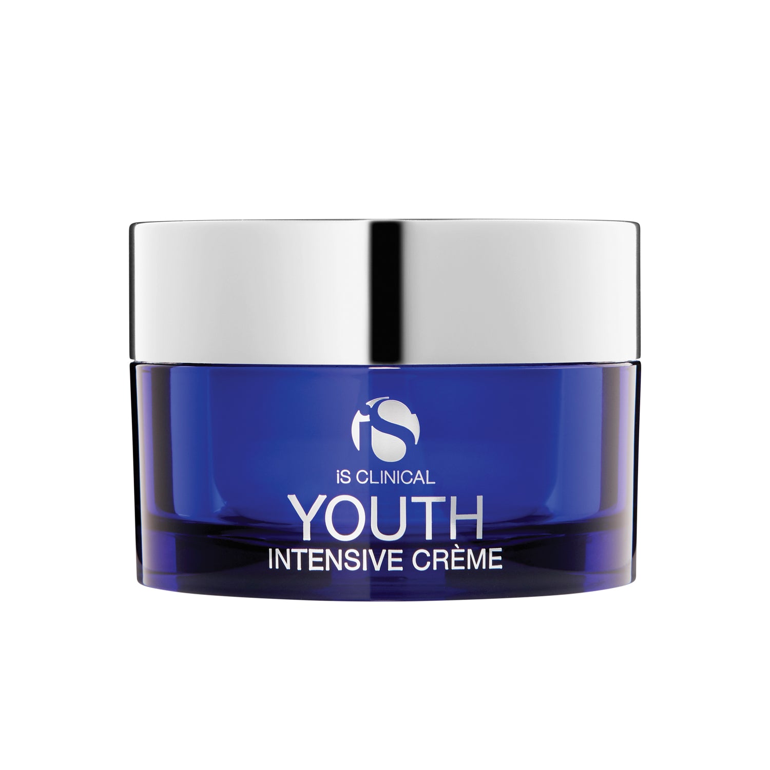 Youth Intensive Crème 1.7oz in a luxurious blue jar for age-defying skincare by MK Aesthetics.
